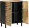 vidaXL - Dressoir - 60x33,5x75 - cm - massief - ruw - mangohout