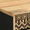 vidaXL - Dressoir - 60x33,5x75 - cm - massief - ruw - mangohout