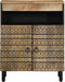 vidaXL - Dressoir - 60x33,5x75 - cm - massief - ruw - mangohout
