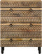 vidaXL - Dressoir - 60x33,5x75 - cm - massief - ruw - mangohout