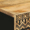 vidaXL - Dressoir - 60x33,5x75 - cm - massief - ruw - mangohout