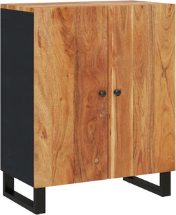 vidaXL - Dressoir - 60x33x75 - cm - massief - acaciahout