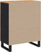 vidaXL - Dressoir - 60x33x75 - cm - massief - acaciahout