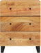 vidaXL - Dressoir - 60x33x75 - cm - massief - acaciahout