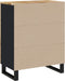 vidaXL - Dressoir - 60x33x75 - cm - massief - mangohout