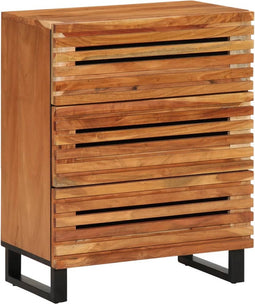 vidaXL - Dressoir - 60x34x75 - cm - massief - acaciahout