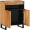 vidaXL - Dressoir - 60x34x75 - cm - massief - acaciahout