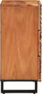 vidaXL - Dressoir - 60x34x75 - cm - massief - acaciahout