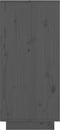 vidaXL - Dressoir - 60x34x75 - cm - massief - grenenhout - grijs