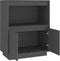 vidaXL - Dressoir - 60x34x75 - cm - massief - grenenhout - grijs