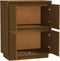 vidaXL - Dressoir - 60x34x75 - cm - massief - grenenhout - honingbruin
