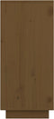 vidaXL - Dressoir - 60x34x75 - cm - massief - grenenhout - honingbruin