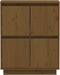 vidaXL - Dressoir - 60x34x75 - cm - massief - grenenhout - honingbruin