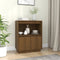 vidaXL - Dressoir - 60x34x75 - cm - massief - grenenhout - honingbruin