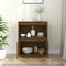 vidaXL - Dressoir - 60x34x75 - cm - massief - grenenhout - honingbruin