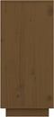 vidaXL - Dressoir - 60x34x75 - cm - massief - grenenhout - honingbruin