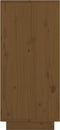 vidaXL - Dressoir - 60x34x75 - cm - massief - grenenhout - honingbruin