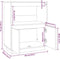 vidaXL - Dressoir - 60x34x75 - cm - massief - grenenhout - honingbruin
