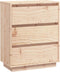 vidaXL - Dressoir - 60x34x75 - cm - massief - grenenhout