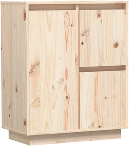 vidaXL - Dressoir - 60x34x75 - cm - massief - grenenhout