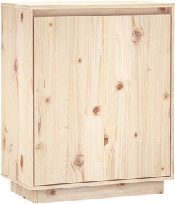 vidaXL - Dressoir - 60x34x75 - cm - massief - grenenhout