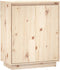vidaXL - Dressoir - 60x34x75 - cm - massief - grenenhout