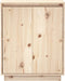 vidaXL - Dressoir - 60x34x75 - cm - massief - grenenhout