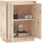 vidaXL - Dressoir - 60x34x75 - cm - massief - grenenhout