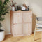 vidaXL - Dressoir - 60x34x75 - cm - massief - grenenhout