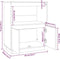 vidaXL - Dressoir - 60x34x75 - cm - massief - grenenhout