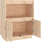 vidaXL - Dressoir - 60x34x75 - cm - massief - grenenhout