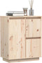vidaXL - Dressoir - 60x34x75 - cm - massief - grenenhout