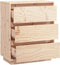 vidaXL - Dressoir - 60x34x75 - cm - massief - grenenhout