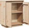 vidaXL - Dressoir - 60x34x75 - cm - massief - grenenhout