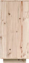 vidaXL - Dressoir - 60x34x75 - cm - massief - grenenhout