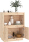 vidaXL - Dressoir - 60x34x75 - cm - massief - grenenhout
