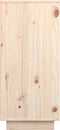 vidaXL - Dressoir - 60x34x75 - cm - massief - grenenhout