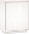 vidaXL - Dressoir - 60x34x75 - cm - massief - grenenhout - wit