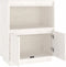 vidaXL - Dressoir - 60x34x75 - cm - massief - grenenhout - wit
