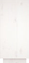 vidaXL - Dressoir - 60x34x75 - cm - massief - grenenhout - wit