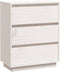 vidaXL - Dressoir - 60x34x75 - cm - massief - grenenhout - wit