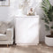 vidaXL - Dressoir - 60x34x75 - cm - massief - grenenhout - wit