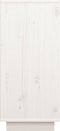 vidaXL - Dressoir - 60x34x75 - cm - massief - grenenhout - wit