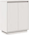 vidaXL - Dressoir - 60x34x75 - cm - massief - grenenhout - wit