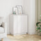 vidaXL - Dressoir - 60x34x75 - cm - massief - grenenhout - wit