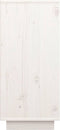vidaXL - Dressoir - 60x34x75 - cm - massief - grenenhout - wit