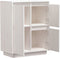 vidaXL - Dressoir - 60x34x75 - cm - massief - grenenhout - wit