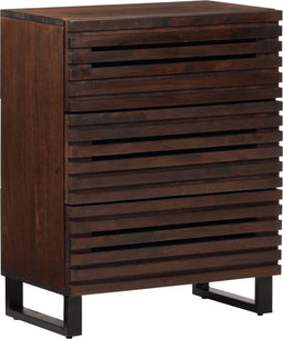 vidaXL - Dressoir - 60x34x75 - cm - massief - mangohout - bruin