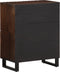 vidaXL - Dressoir - 60x34x75 - cm - massief - mangohout - bruin