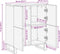 vidaXL - Dressoir - 60x34x75 - cm - massief - mangohout